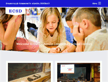 Tablet Screenshot of ecsdnet.org